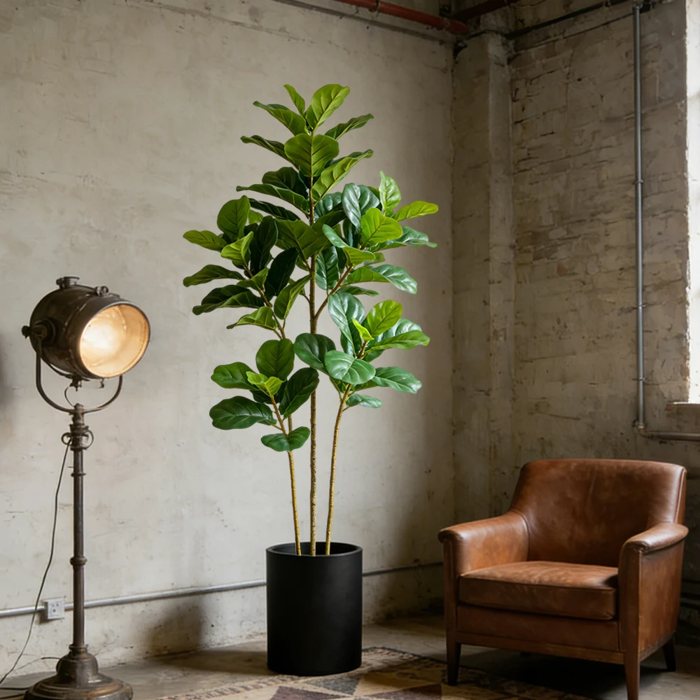 شجرة تين صناعية بطول 64/122 سم - مراجعة Ficus Lyrata Tree وسعره