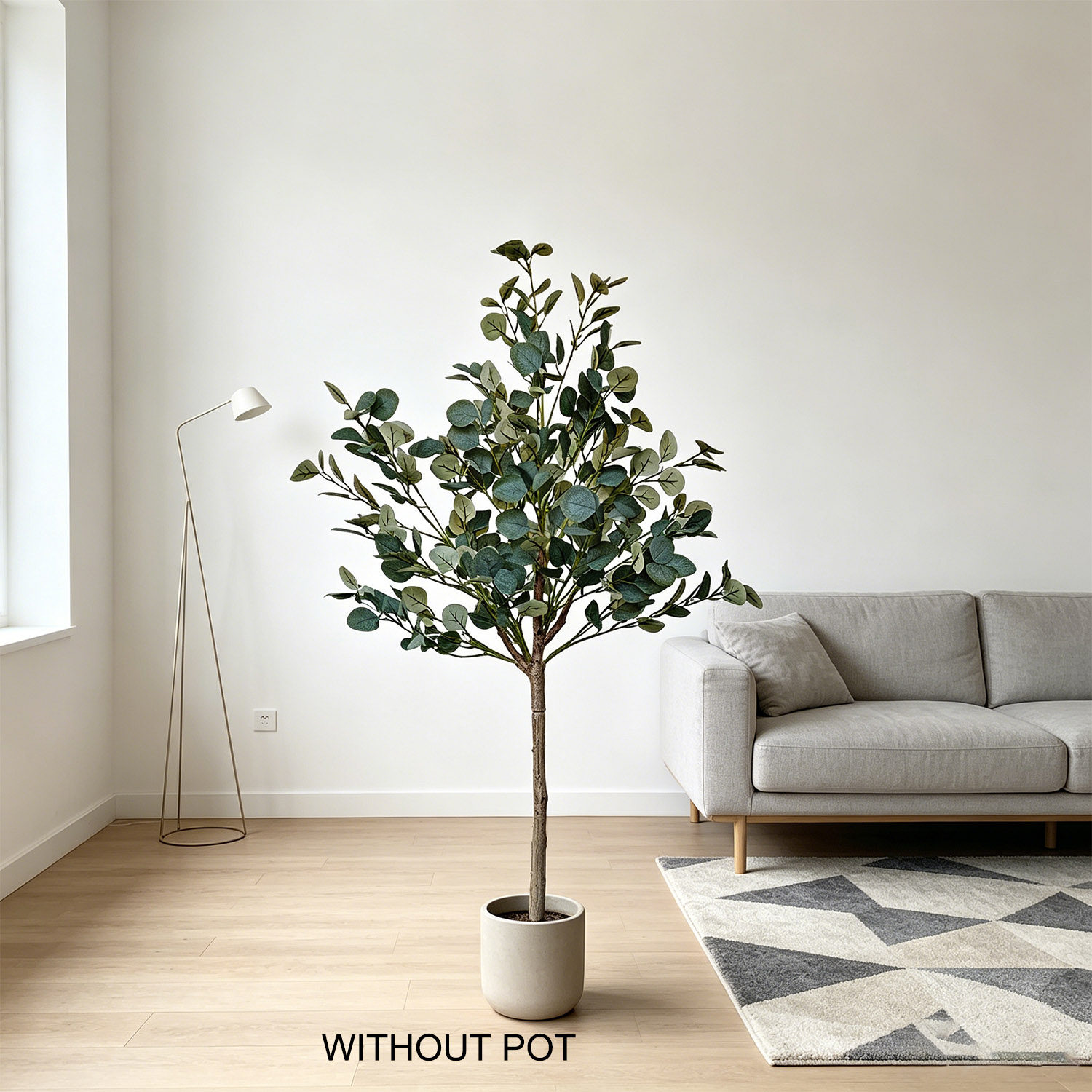 نبات أوكالبتوس صناعي بطول 140  - مراجعة Ficus Lyrata Tree وسعره